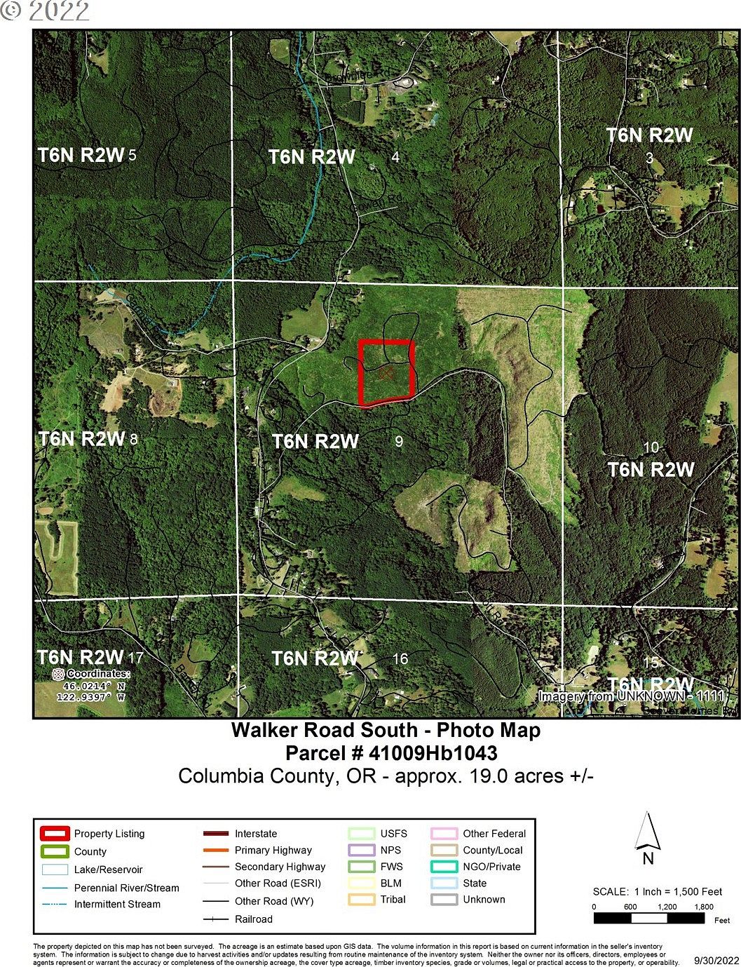 97.3 Acres of Land for Sale in Rainier, Oregon
