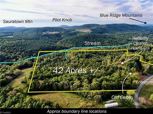 41.6 Acres of Land for Sale in Claudville, Virginia