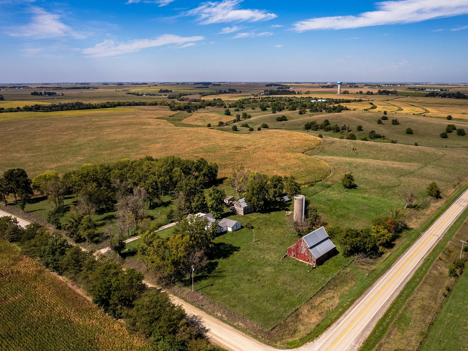 154 Acres of Improved Agricultural Land for Sale in Waukee, Iowa