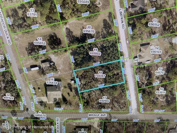 0.46 Acres of Land for Sale in Weeki Wachee, Florida