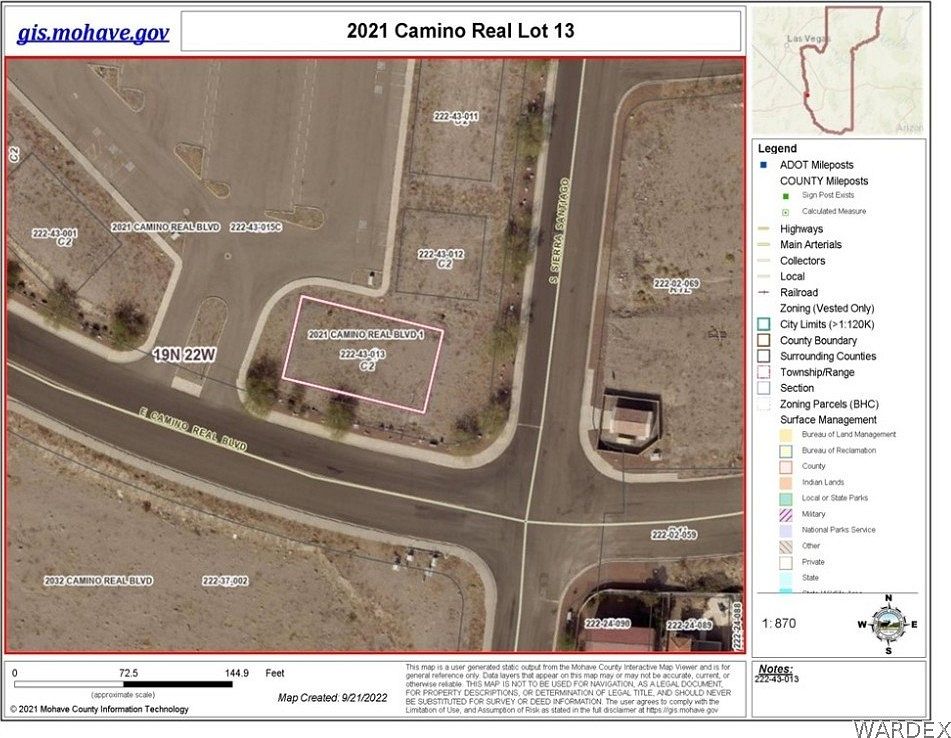 0.12 Acres of Commercial Land for Sale in Bullhead City, Arizona