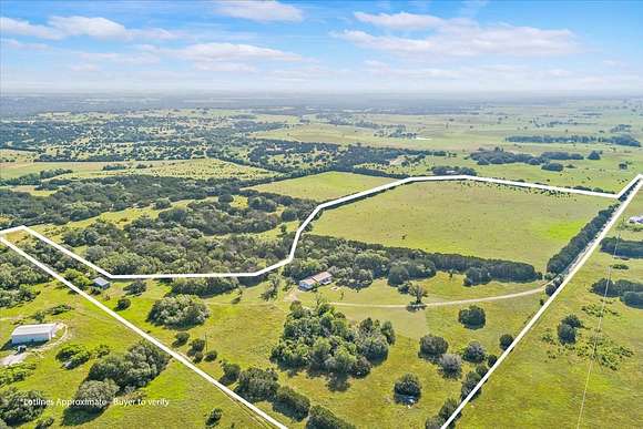 26.78 Acres of Land with Home for Sale in Purmela, Texas