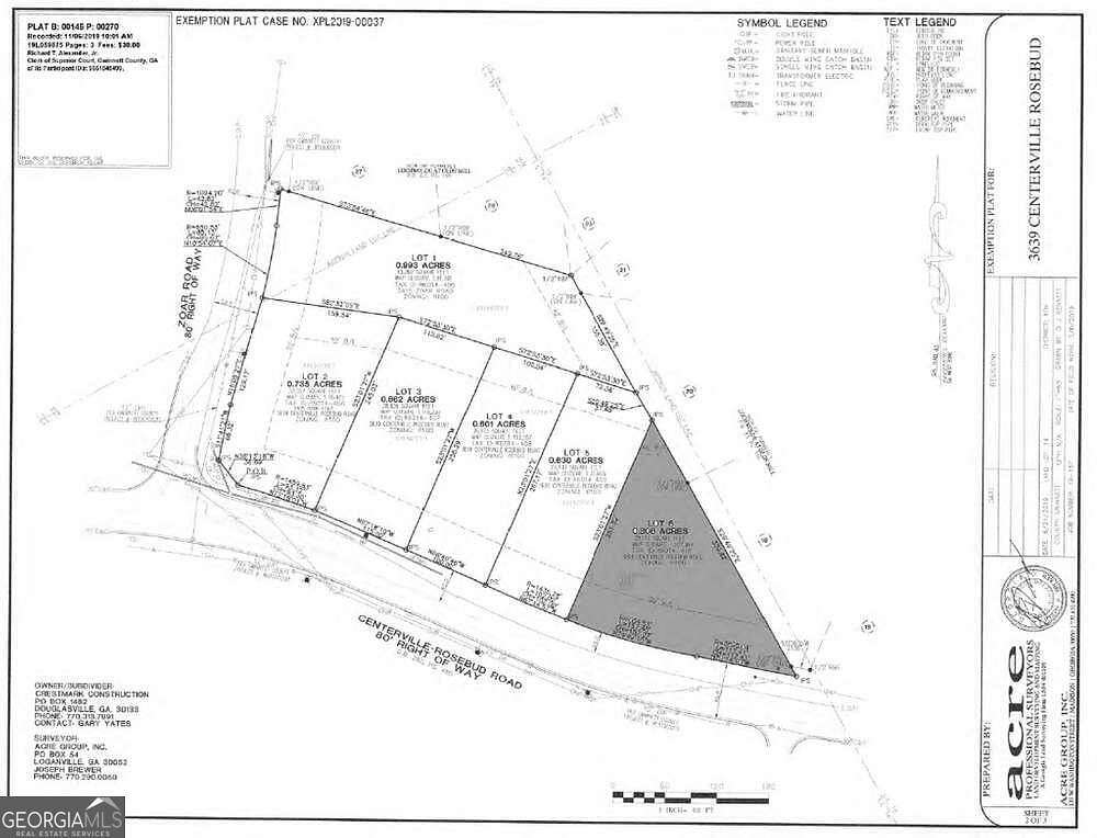 0.8 Acres of Residential Land for Sale in Snellville, Georgia