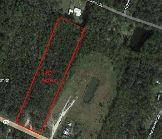 4.87 Acres of Land for Sale in Lacombe, Louisiana