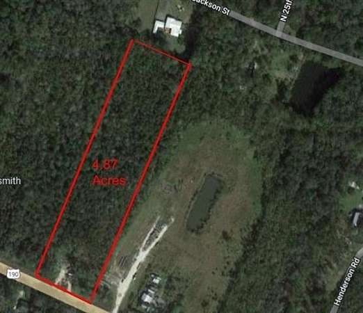 4.87 Acres of Land for Sale in Lacombe, Louisiana