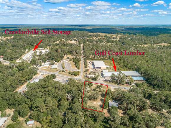 0.86 Acres of Mixed-Use Land for Sale in Crawfordville, Florida