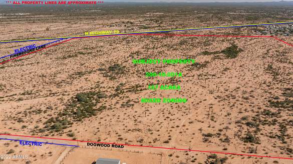 156 Acres of Land for Sale in Florence, Arizona