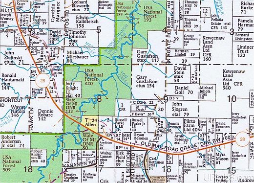 24 Acres Of Land For Sale In Trout Creek, Michigan - Landsearch