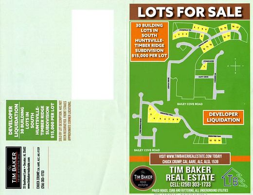 Residential Land for Sale in Huntsville, Alabama
