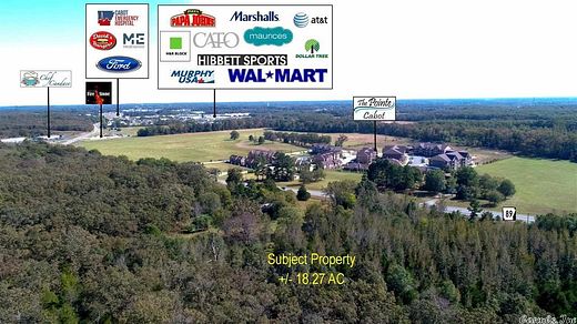 18.3 Acres of Commercial Land for Sale in Cabot, Arkansas