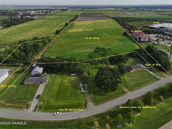 21.5 Acres of Land for Sale in New Iberia, Louisiana