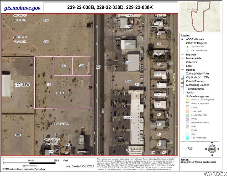 3.3 Acres of Commercial Land for Sale in Fort Mohave, Arizona