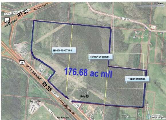 177 Acres of Land for Sale in Jackson, Ohio