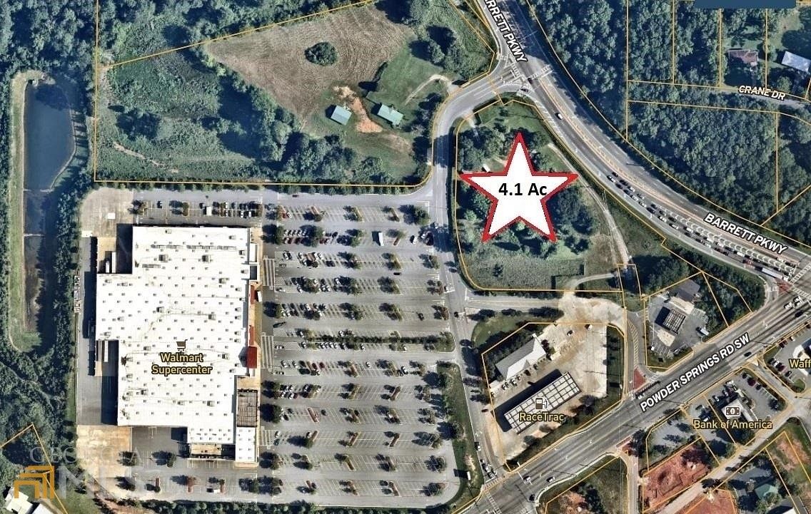 4.1 Acres of Improved Commercial Land for Sale in Marietta, Georgia