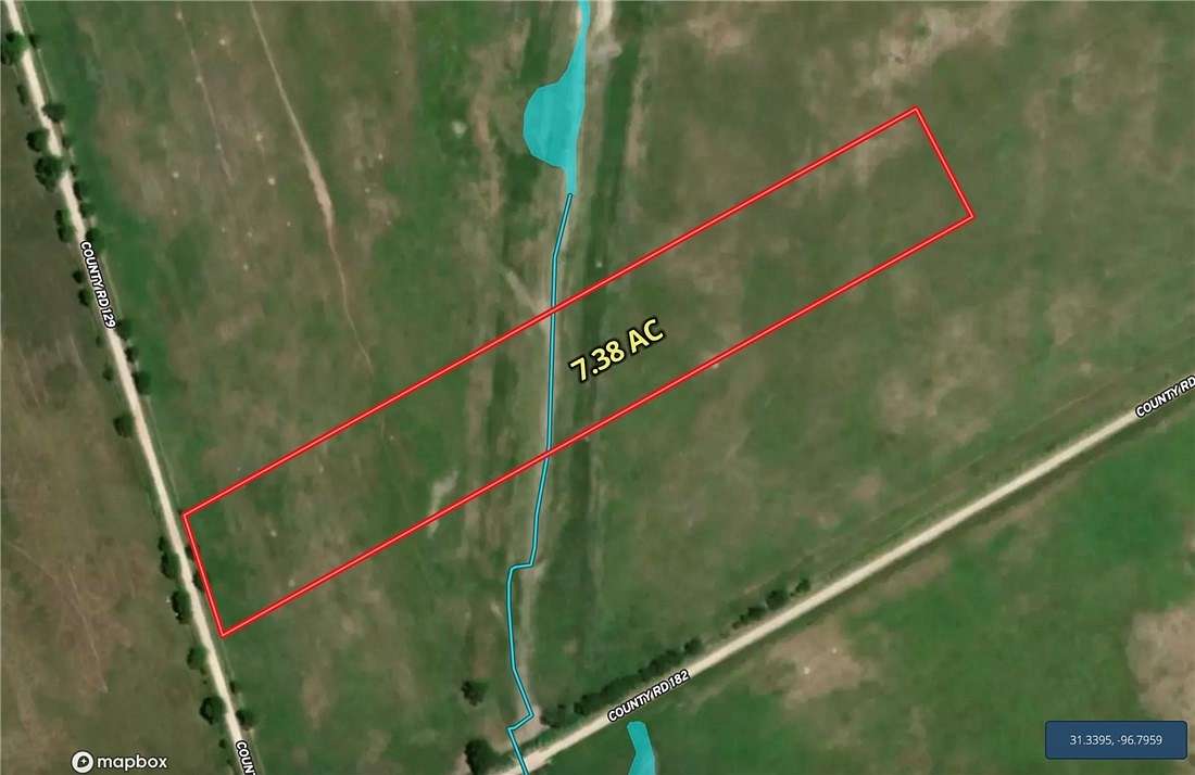 7.4 Acres of Land for Sale in Marlin, Texas