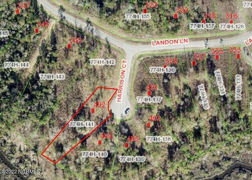 0.56 Acres of Residential Land for Sale in Sneads Ferry, North Carolina