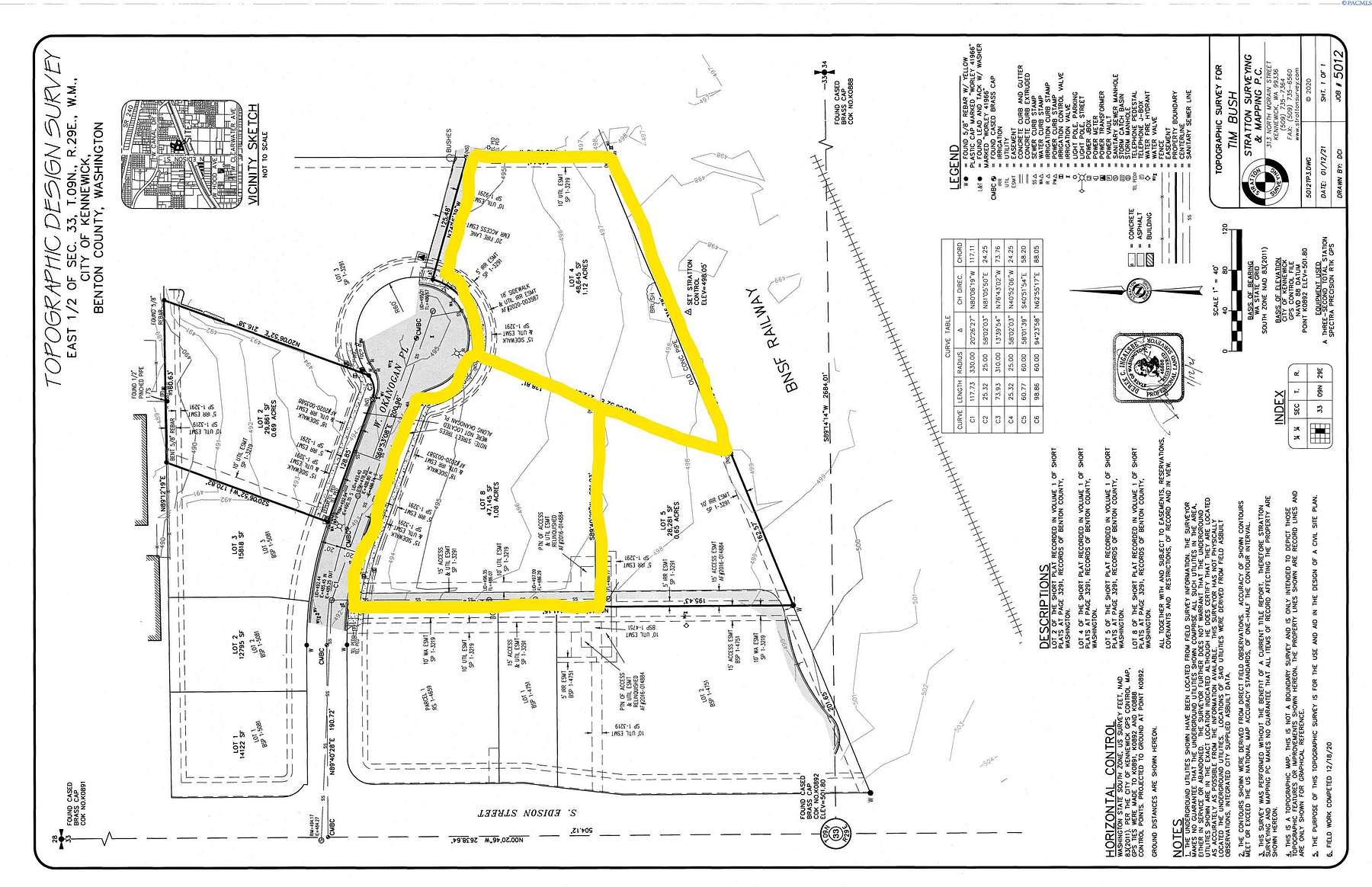 1.1 Acres of Commercial Land for Lease in Kennewick, Washington
