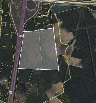 77 Acres of Land for Sale in Santee, South Carolina
