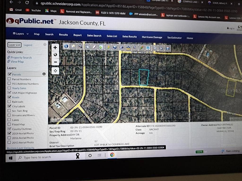 1.3 Acres of Residential Land for Sale in Alford, Florida