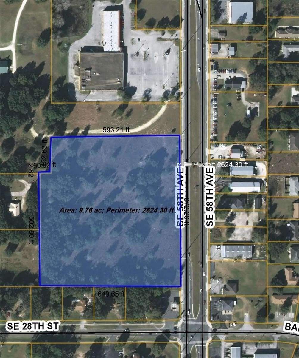 9.76 Acres of Mixed-Use Land for Sale in Ocala, Florida