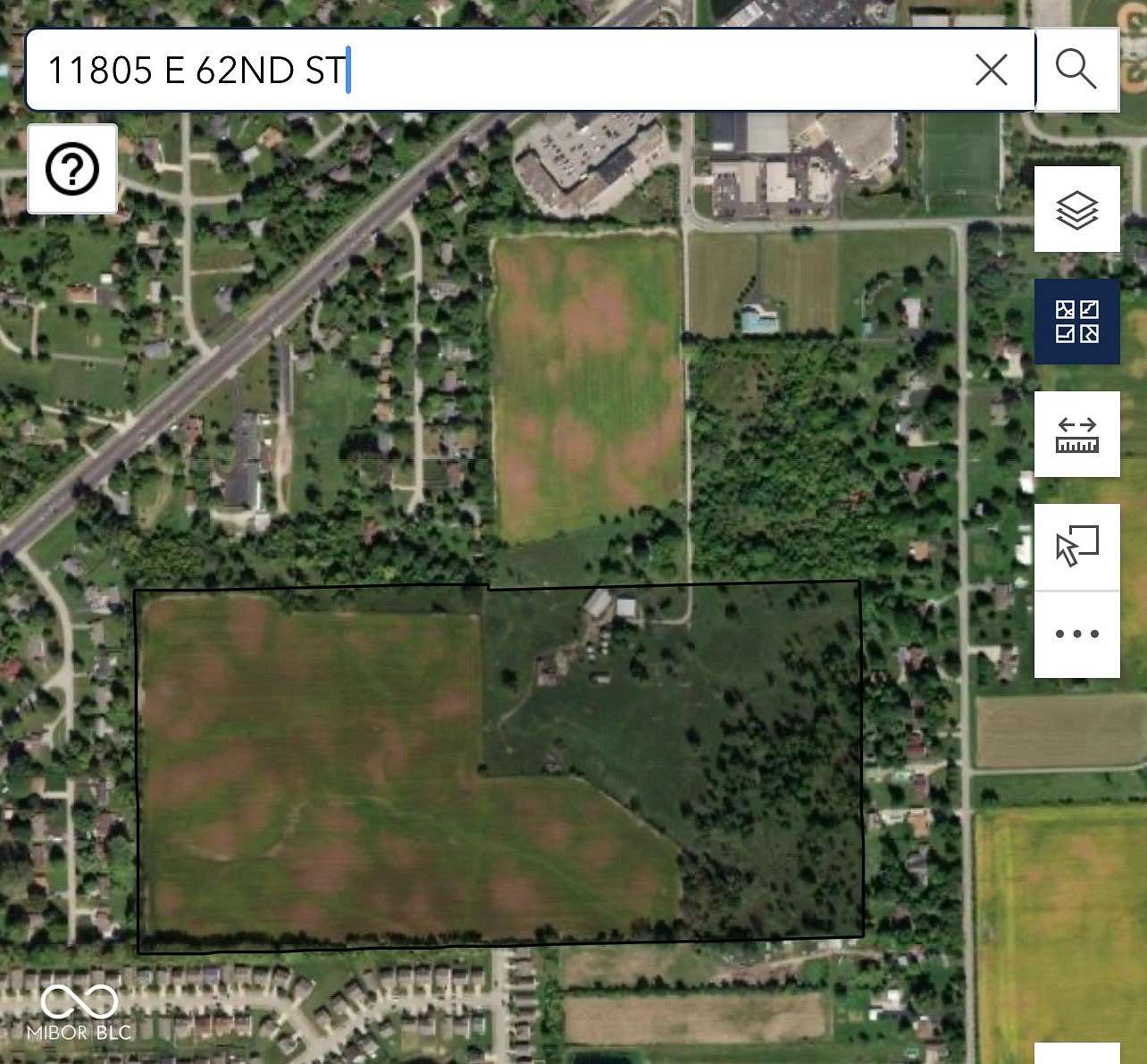 75.4 Acres of Agricultural Land for Sale in Indianapolis, Indiana