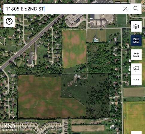 75.4 Acres of Agricultural & Residential Land for Sale in Indianapolis, Indiana