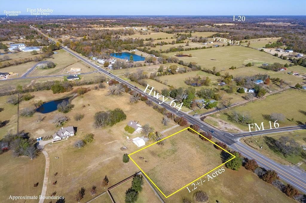1.2 Acres of Commercial Land for Sale in Canton, Texas