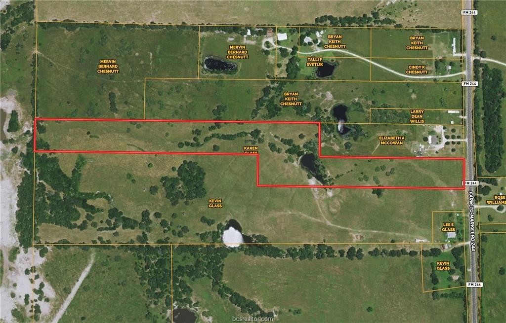 15.9 Acres of Recreational Land for Sale in Iola, Texas