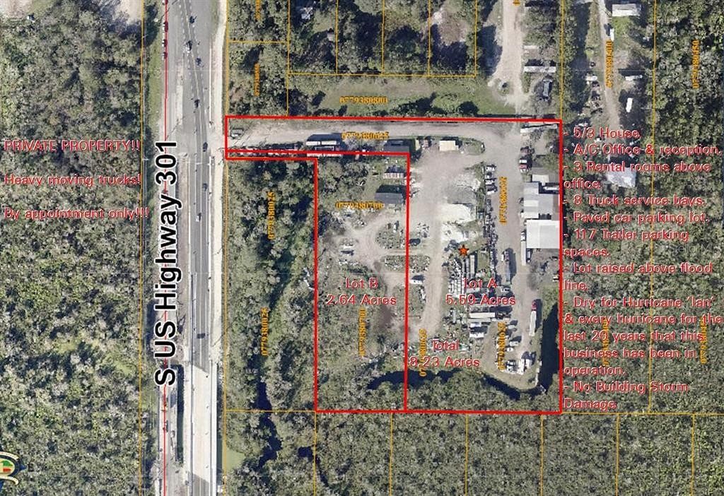8.2 Acres of Improved Mixed-Use Land for Sale in Wimauma, Florida