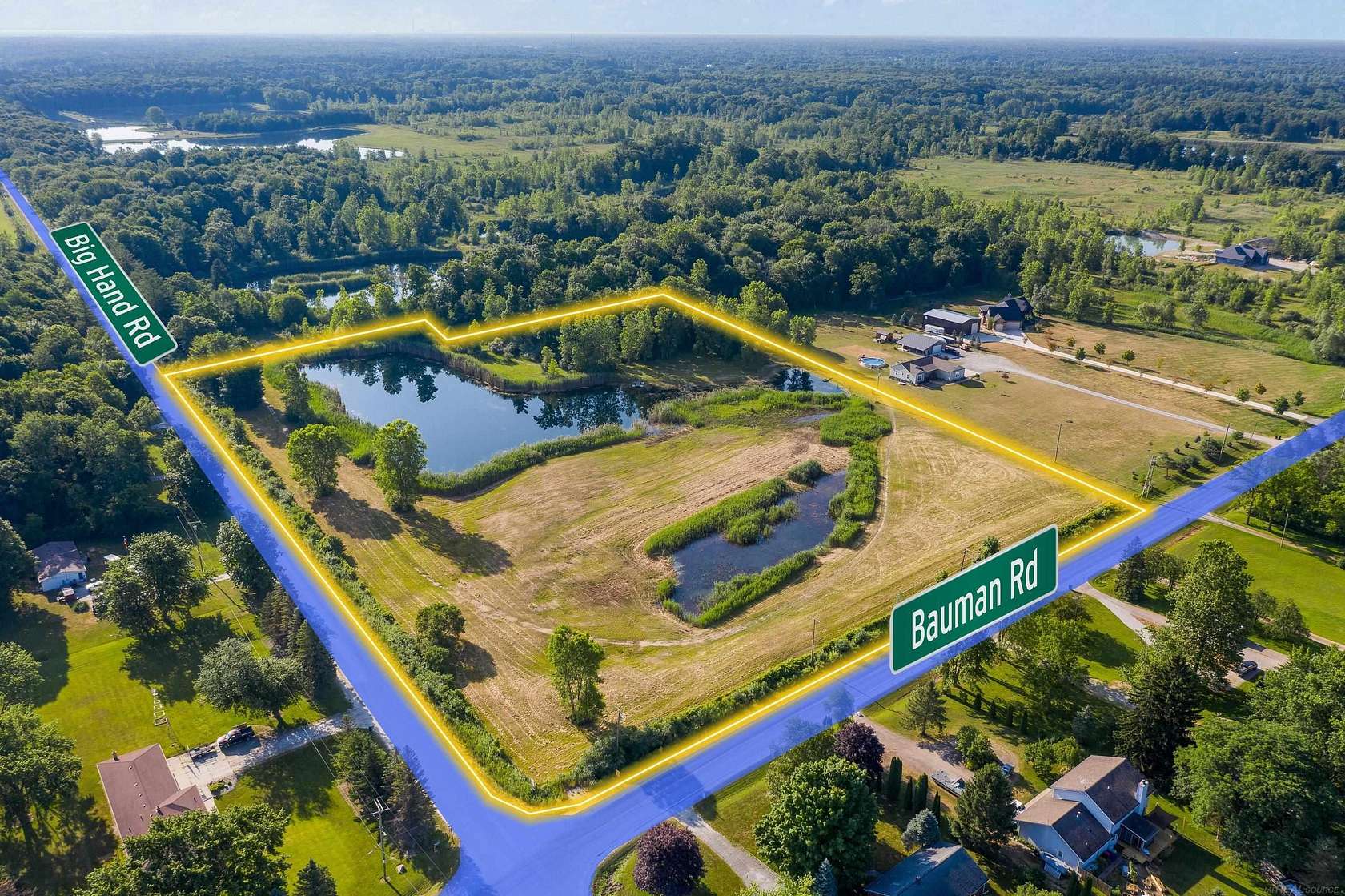 12.2 Acres of Land for Sale in Columbus, Michigan