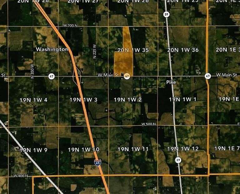 167 Acres of Agricultural Land for Sale in Thorntown, Indiana