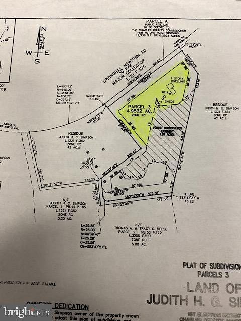 5 Acres of Residential Land for Sale in La Plata, Maryland