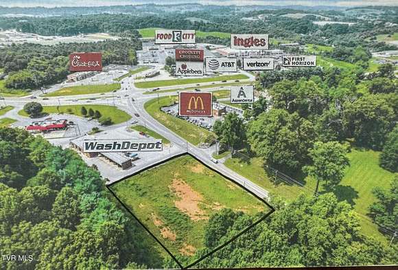 1.6 Acres of Commercial Land for Sale in Greeneville, Tennessee