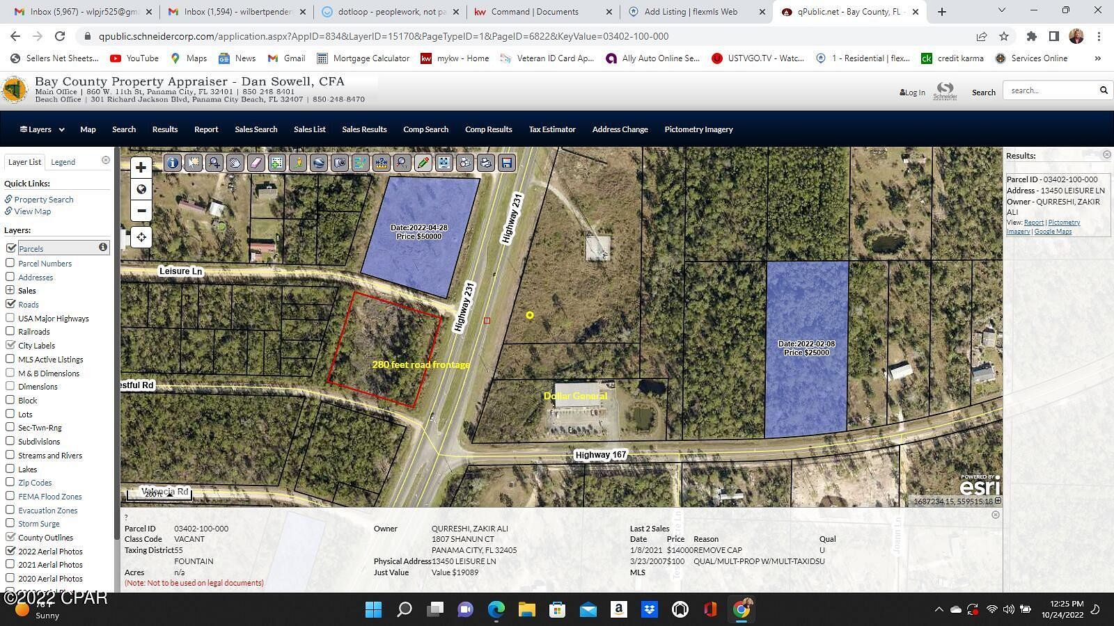 1.7 Acres of Residential Land for Sale in Fountain, Florida