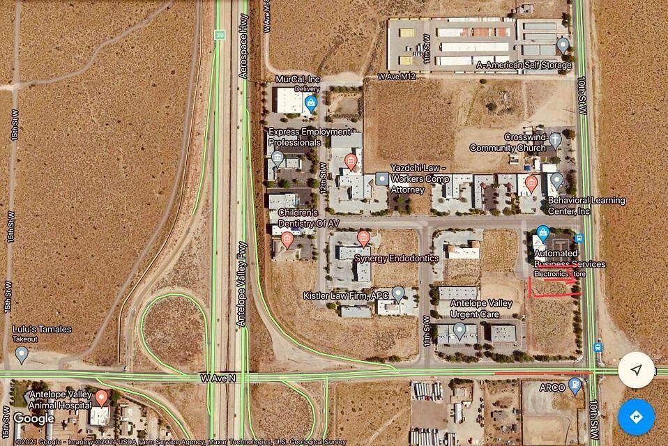 0.88 Acres of Commercial Land for Sale in Palmdale, California