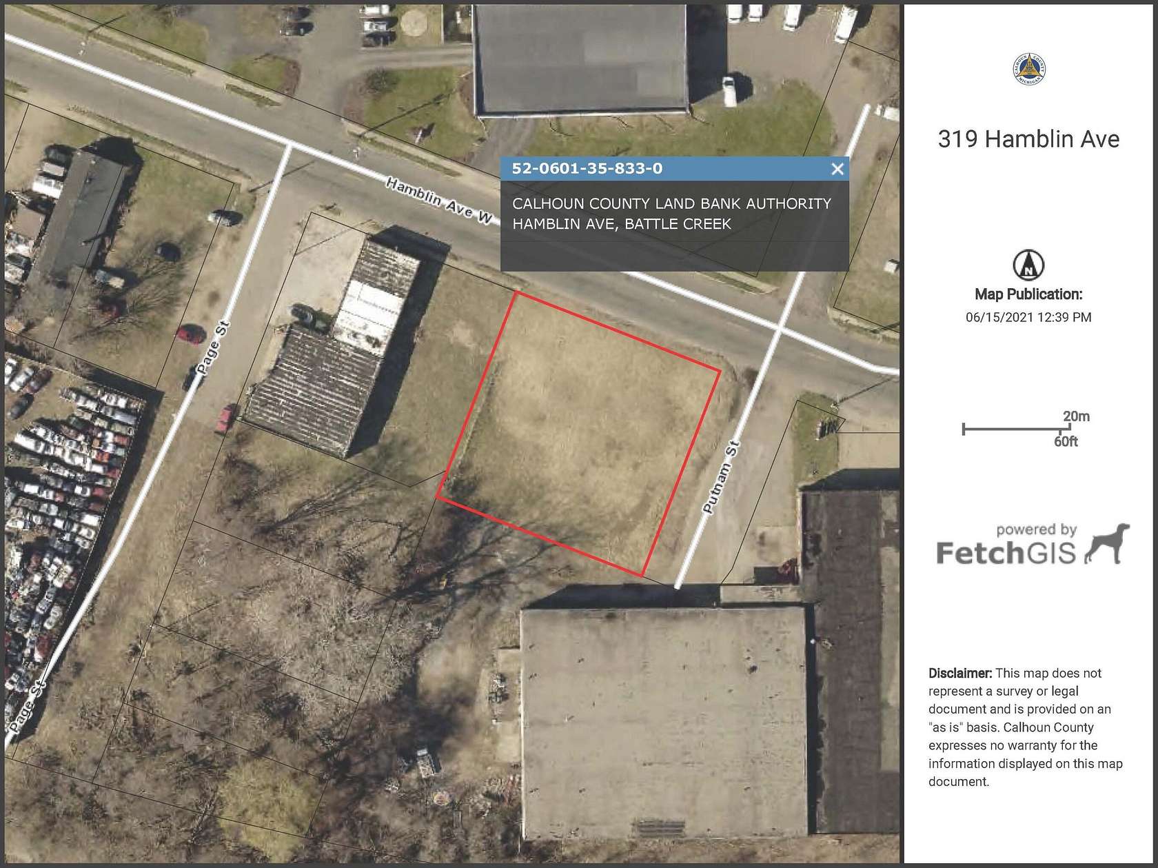 0.4 Acres of Commercial Land for Sale in Battle Creek, Michigan