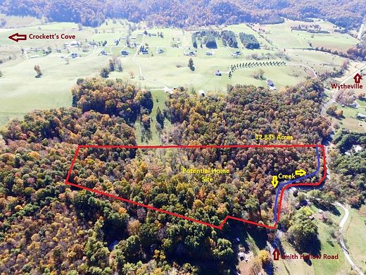 12.8 Acres of Land for Sale in Wytheville, Virginia