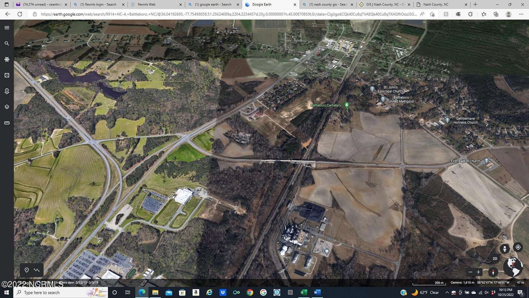 14.7 Acres of Mixed-Use Land for Sale in Whitakers, North Carolina