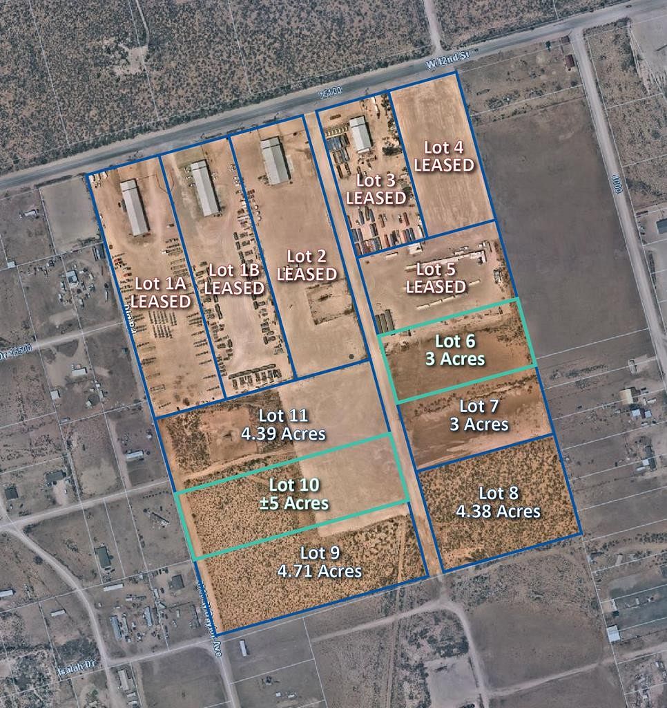 5 Acres of Land for Lease in Odessa, Texas