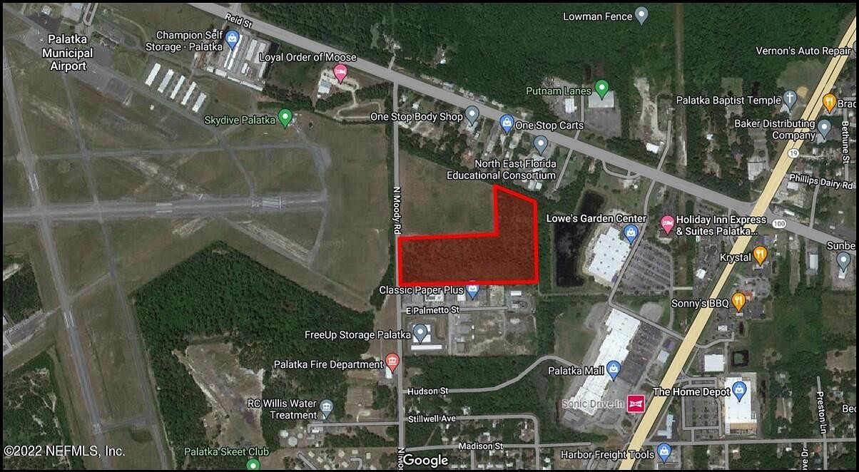 16.7 Acres of Commercial Land for Sale in Palatka, Florida