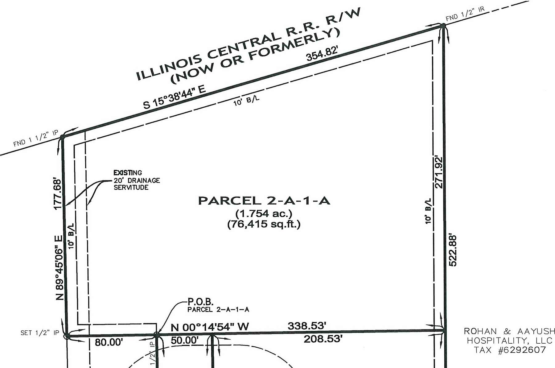 1.75 Acres of Commercial Land for Sale in Hammond, Louisiana