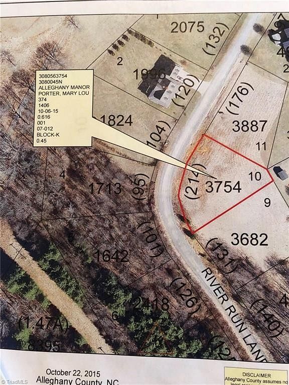 0.45 Acres of Residential Land for Sale in Sparta, North Carolina
