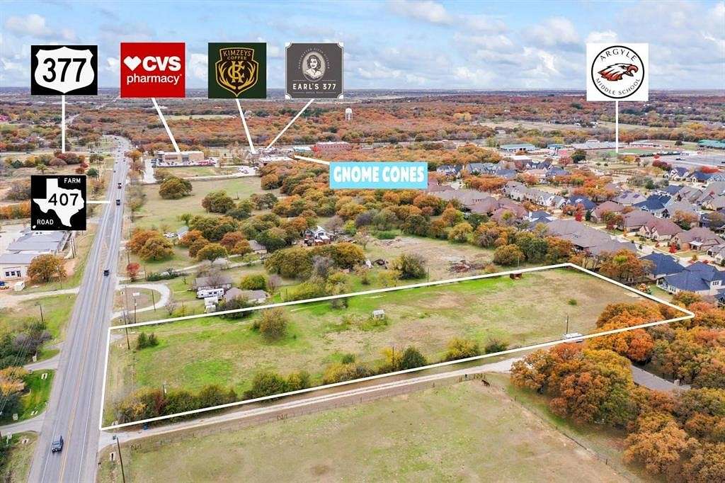 3 Acres of Commercial Land for Sale in Argyle, Texas