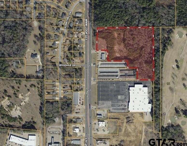9.55 Acres of Commercial Land for Sale in Tyler, Texas