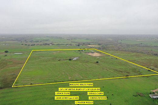 60 Acres of Improved Recreational Land & Farm for Sale in Moulton, Texas