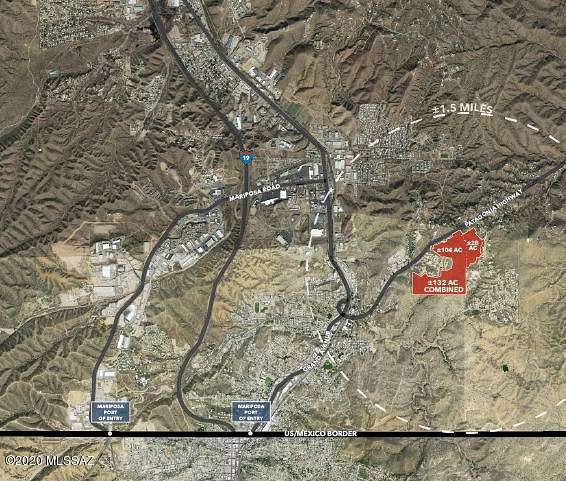 132 Acres of Land for Sale in Nogales, Arizona