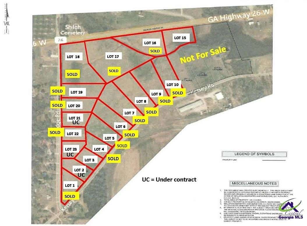 2.33 Acres of Land for Sale in Elko, Georgia