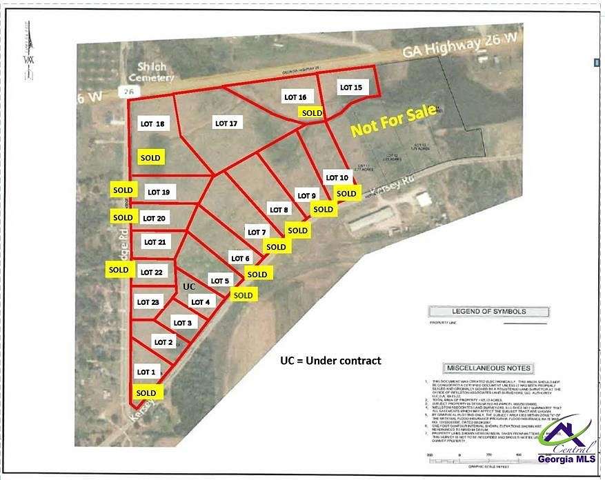7.4 Acres of Land for Sale in Elko, Georgia
