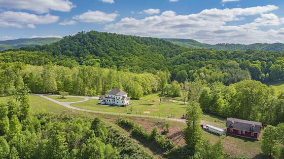 53 Acres of Agricultural Land with Home for Sale in Grassy Meadows, West Virginia