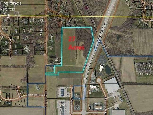 27.572 Acres of Commercial Land for Sale in Fremont, Ohio